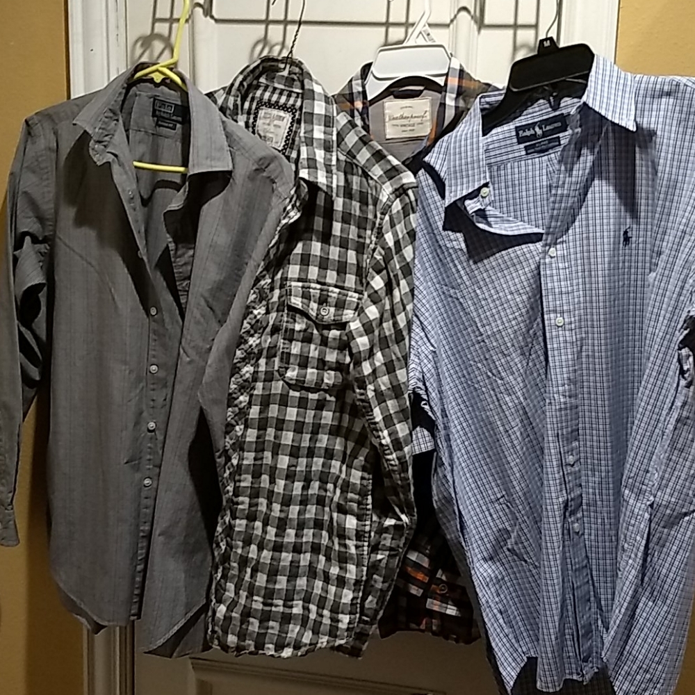 04,Finalpricealphlaurenbundle4pcmen'scasualshirts - image 7